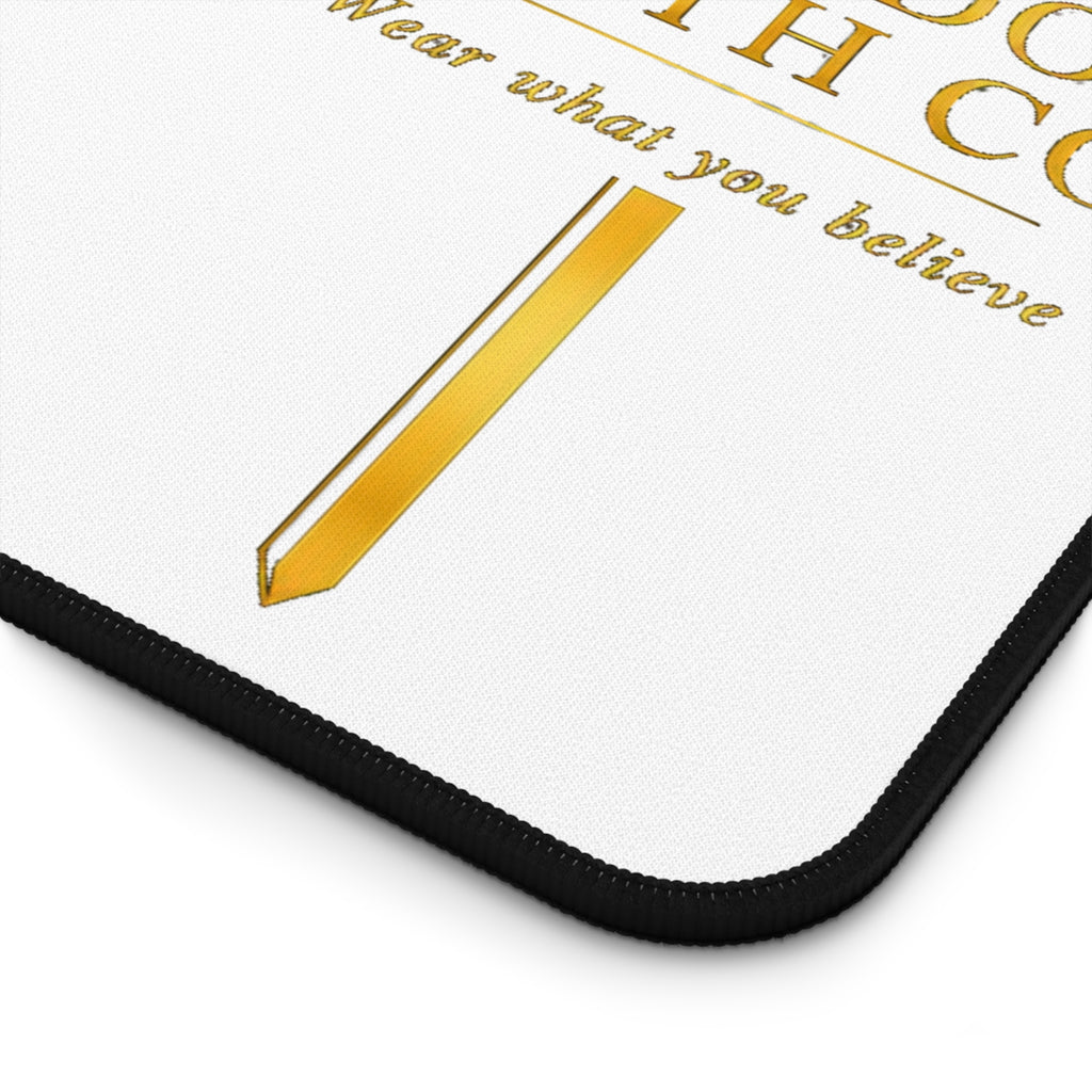 Freedom Faith Co Brand Desk Mat
