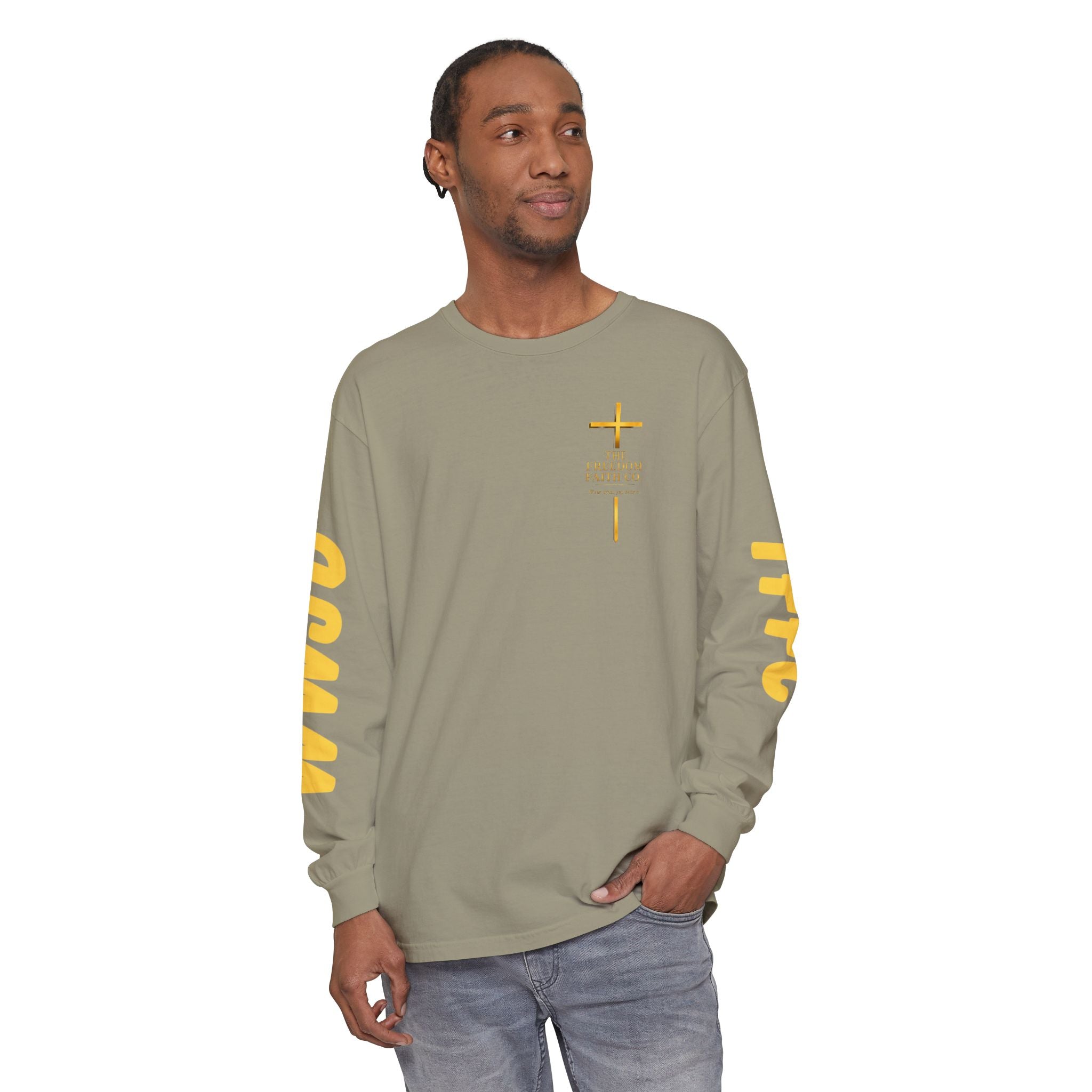Freedom Faith Co Brand Long Sleeve Tee