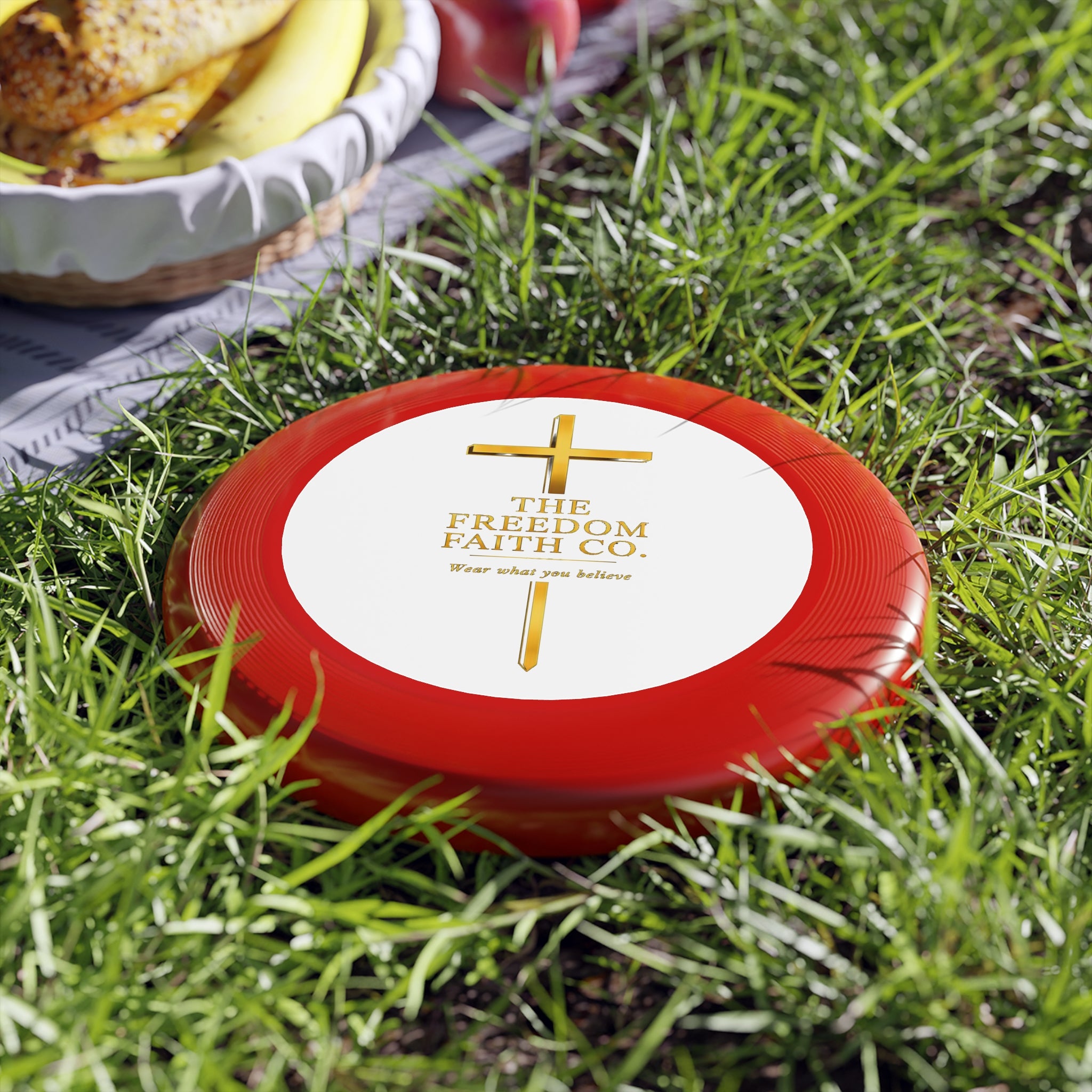 Freedom Faith Co Brand Frisbee